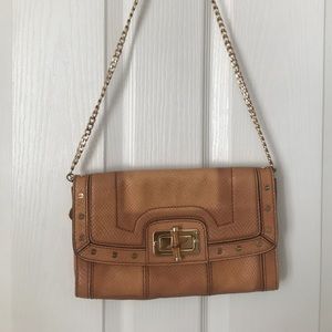 MILLY camel coloured handbag